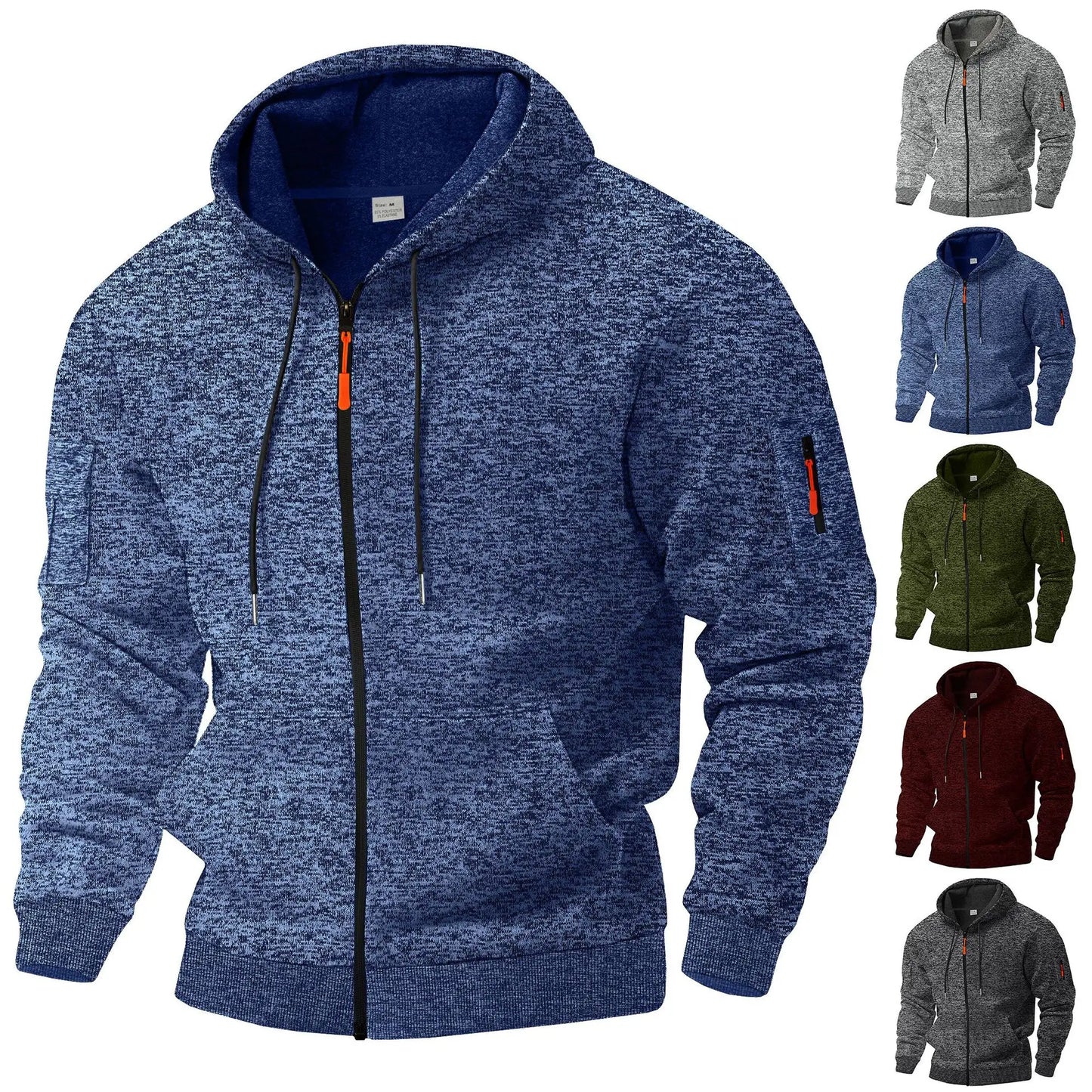 Merro | Sportliche Fleecejacke mit Kapuze