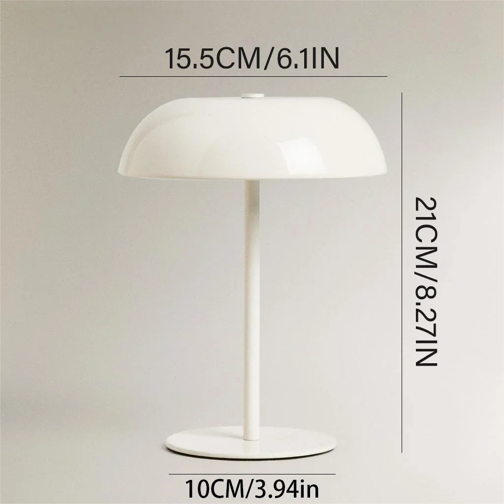 Lumipo - Paddenstoel Tafellamp Dimbaar LED Oplaadbaar Touch Bediening