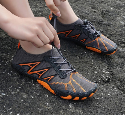 Men's Barefoot Breathable Mesh Lightweight Rubber Walking Shoes
