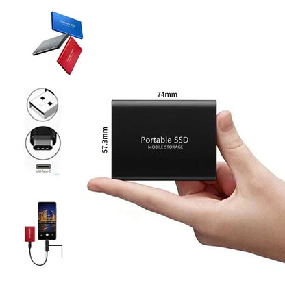 SSD externe Speedora Ultra | USB 3.1 Type-C | Jusqu'à 1 000 Mo/s | 500 Go / 1 To / 2 To | Compact et résistant aux chocs
