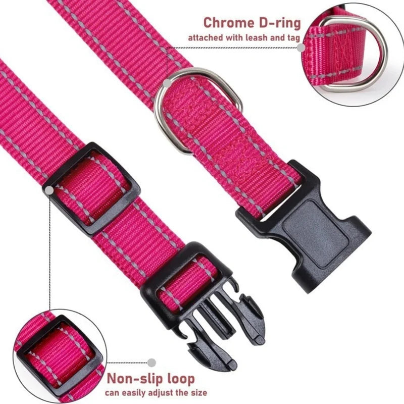 PawsProtect Reflective Adjustable Pet Collar
