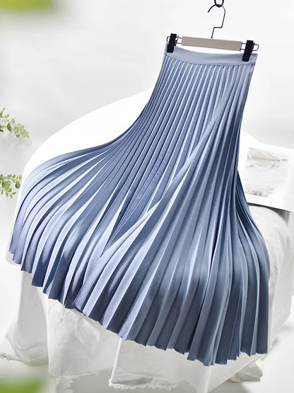 Clara | Women Spring pleated Maxi skirt