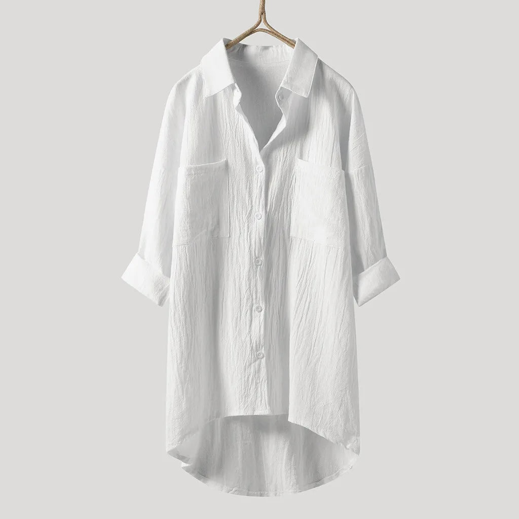 Sabrina | Luxuriöse Oversize-Bluse mit langen Ärmeln