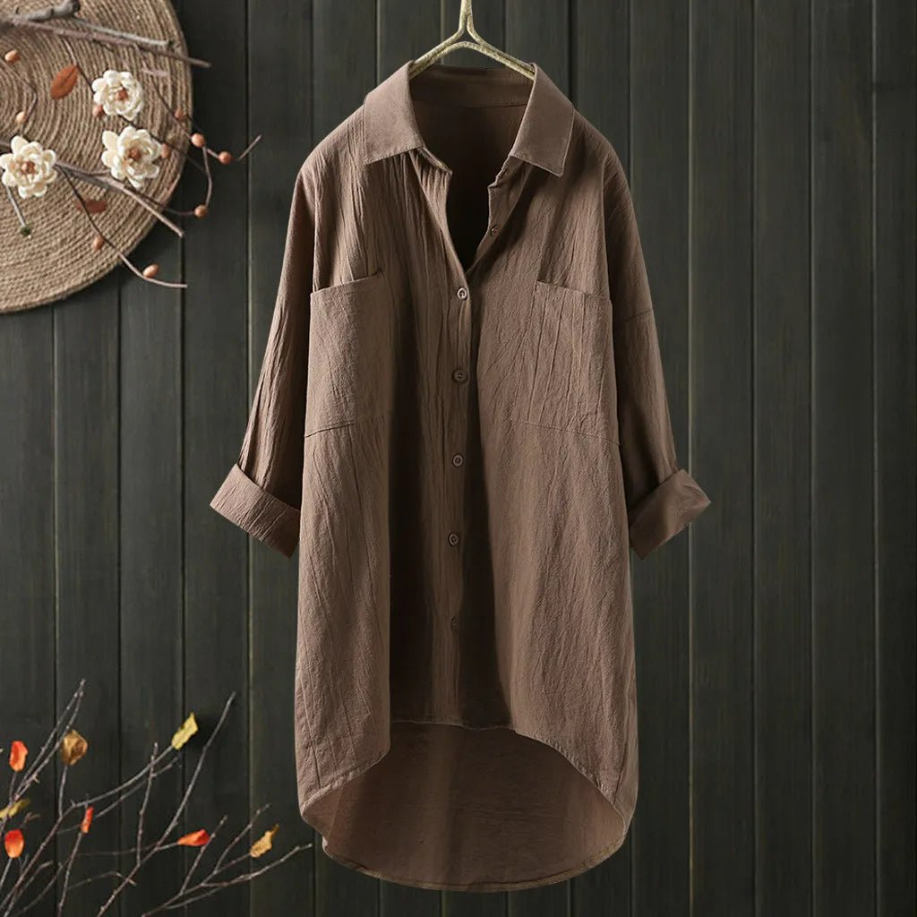 Sabrina | Luxuriöse Oversize-Bluse mit langen Ärmeln