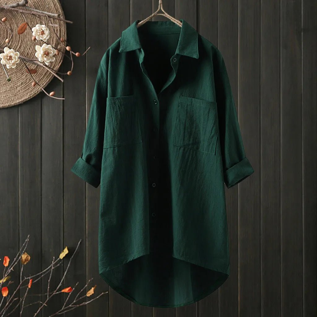 Sabrina | Luxuriöse Oversize-Bluse mit langen Ärmeln