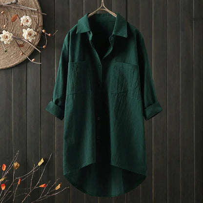 Sabrina | Luxuriöse Oversize-Bluse mit langen Ärmeln