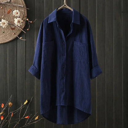 Sabrina | Luxuriöse Oversize-Bluse mit langen Ärmeln