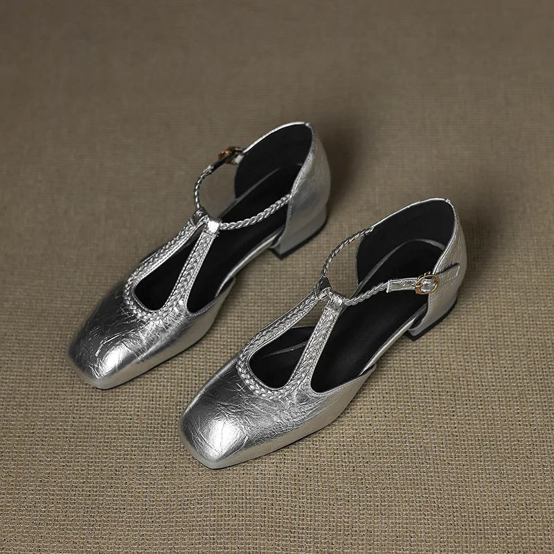 Estelle | Ballerine in Pelle Retro