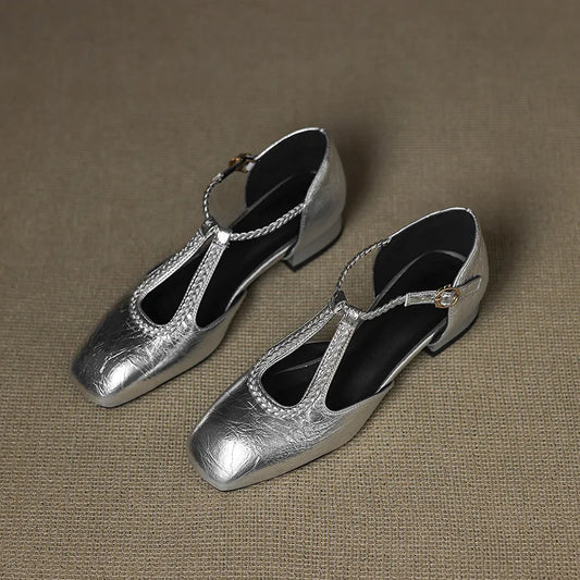 Estelle | Ballerine in Pelle Retro