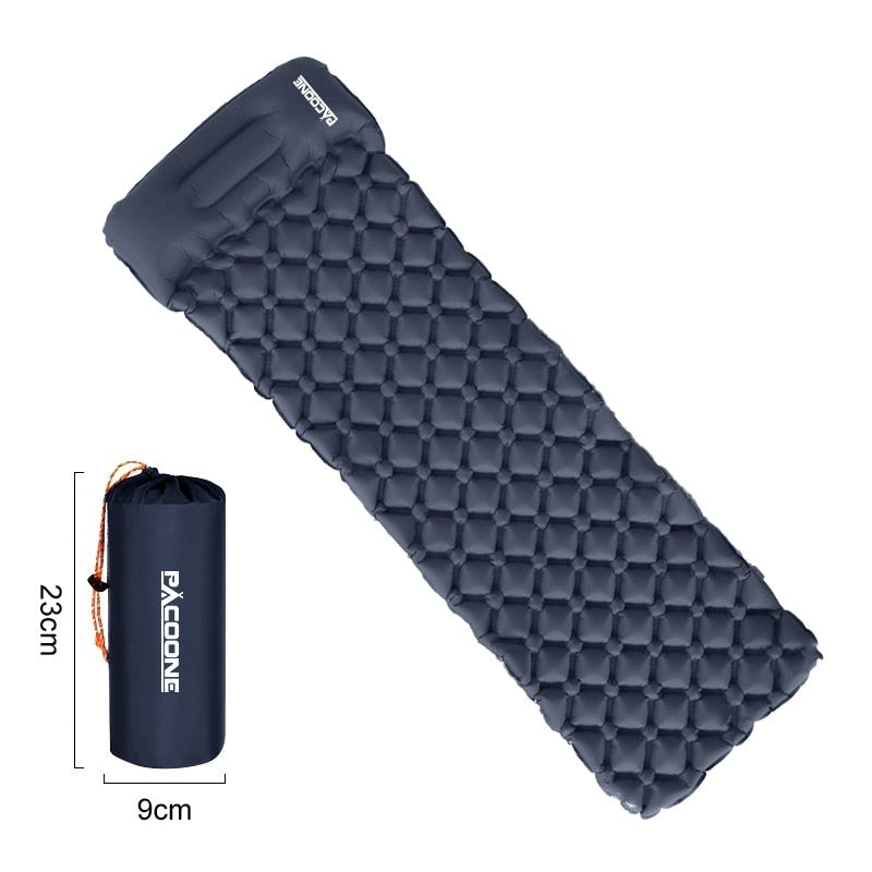 Ultralight Waterproof Sleeping Mat with Integrated Pump – Compact Camping Mattress for Outdoor Travel, Hiking and Backpacking