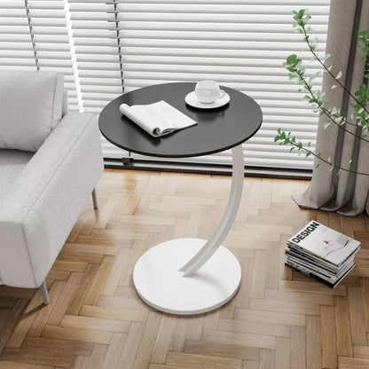 Avelyne Cirka | Reinforced Round Side Table for Living Room & Bedroom