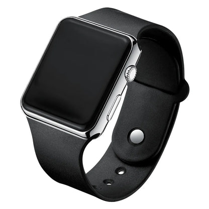 LumoTrack LED digital armbåndsur med silikonerem