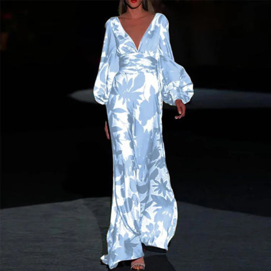 Elegantes Kleid mit V-Ausschnitt