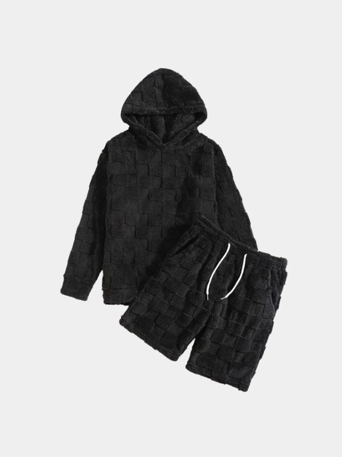 Sæt herre | Sommersæt med hoodie og shorts