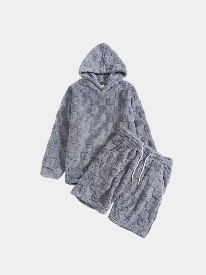 Sæt herre | Sommersæt med hoodie og shorts