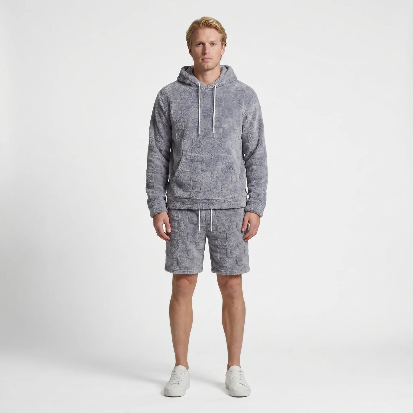 Sæt herre | Sommersæt med hoodie og shorts