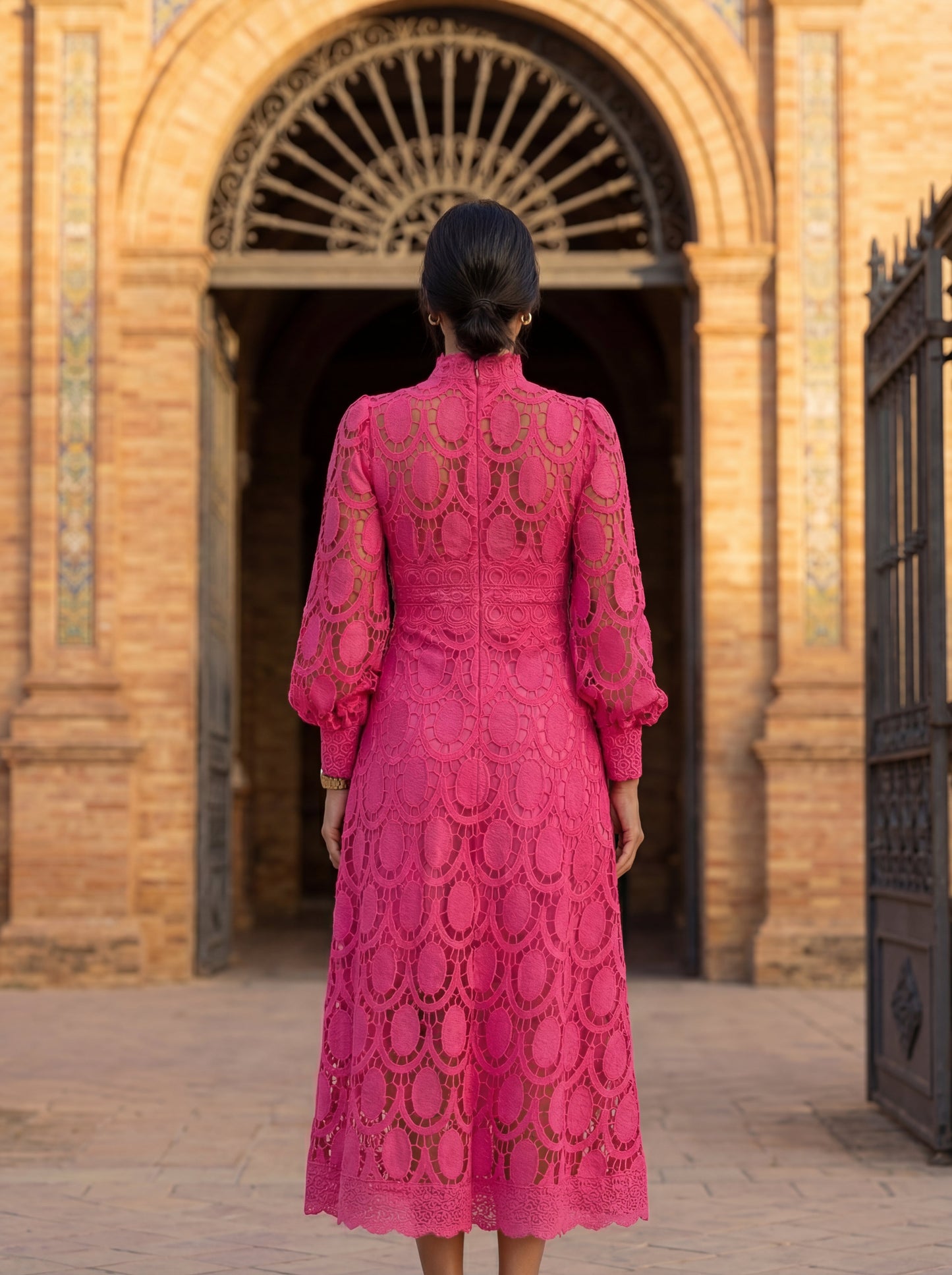 Velmora™ – Lace Elegance Dress
