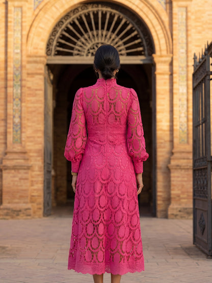 Velmora™ – Lace Elegance Dress
