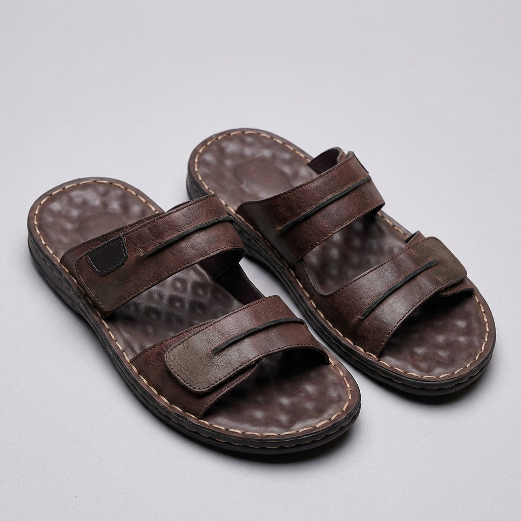 Sandalen heren | Sport sandalen met verstelbare band en voetbed