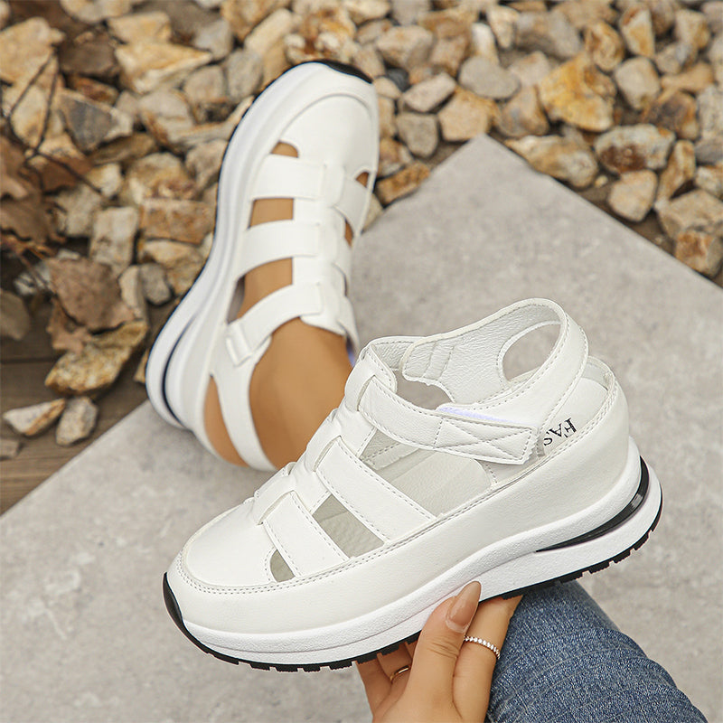 Sandali Donna | Platform con Chiusura a Strappo & Suola Rialzata