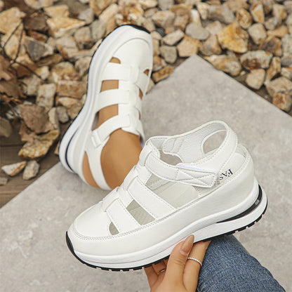 Sandali Donna | Platform con Chiusura a Strappo & Suola Rialzata