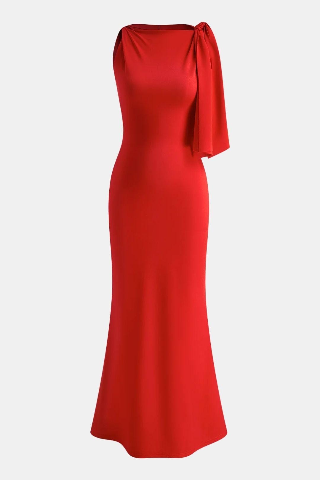 Sandara – Beloved Knotted Sleeveless Long Dress