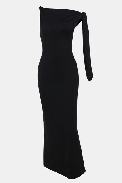 Sandara – Beloved Knotted Sleeveless Long Dress