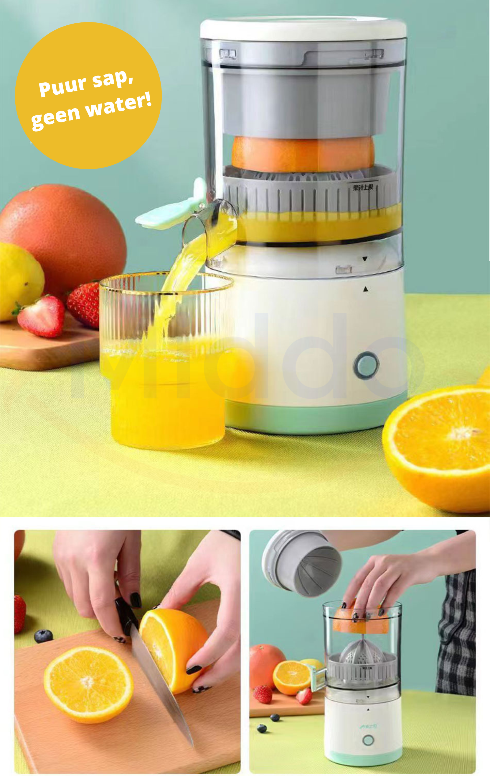 Sapcentrifuge | Elektrische juicer krachtig en compact