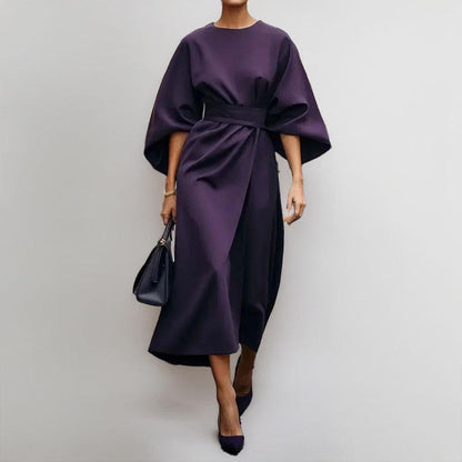 Catherine | Robe Maxi avec Manches Kimono