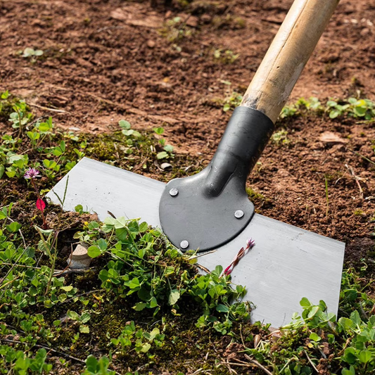 Gartenhacke & Schaber – Manganstahlklinge mit Holzstiel