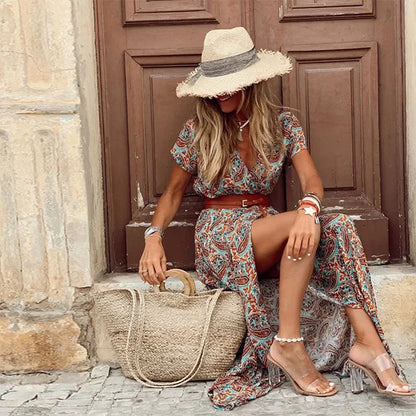 Boho | Elegant maxikjole i bohemsk stil