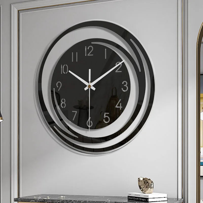 Contemporary Wall Clock for Modern Home Decor – Minimalist Timepiece for Living Room, Office and Bedroom