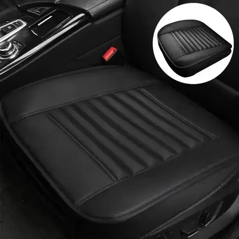 Luxora Ergonomic Car Seat Cover - Universal Fit Back Support Breathable PU Leather