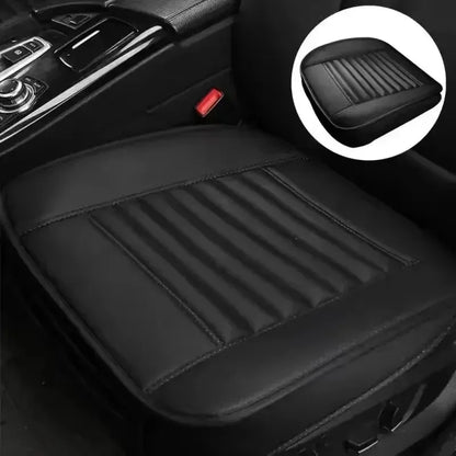 Luxora Ergonomic Car Seat Cover - Universal Fit Back Support Breathable PU Leather