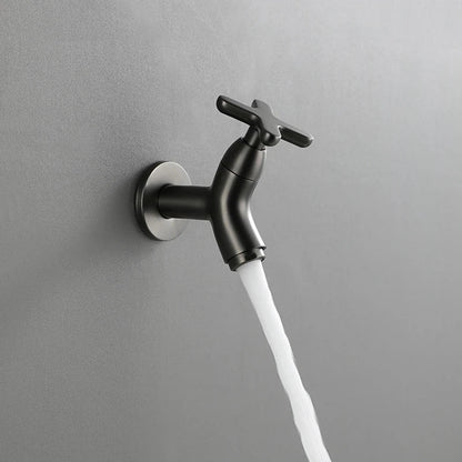 Ottone Flow | Luxe Messing Wandkraan – Modern Design – Koud Water – G1/2" Aansluiting
