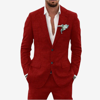 Ensemble blazer et pantalon deux pièces pour homme
