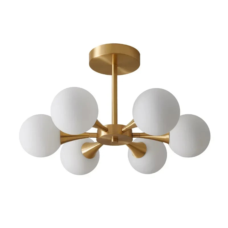 Lunavoire Sphere | LED-Deckenleuchte mit Glaskugel für Wohn- und Schlafzimmer