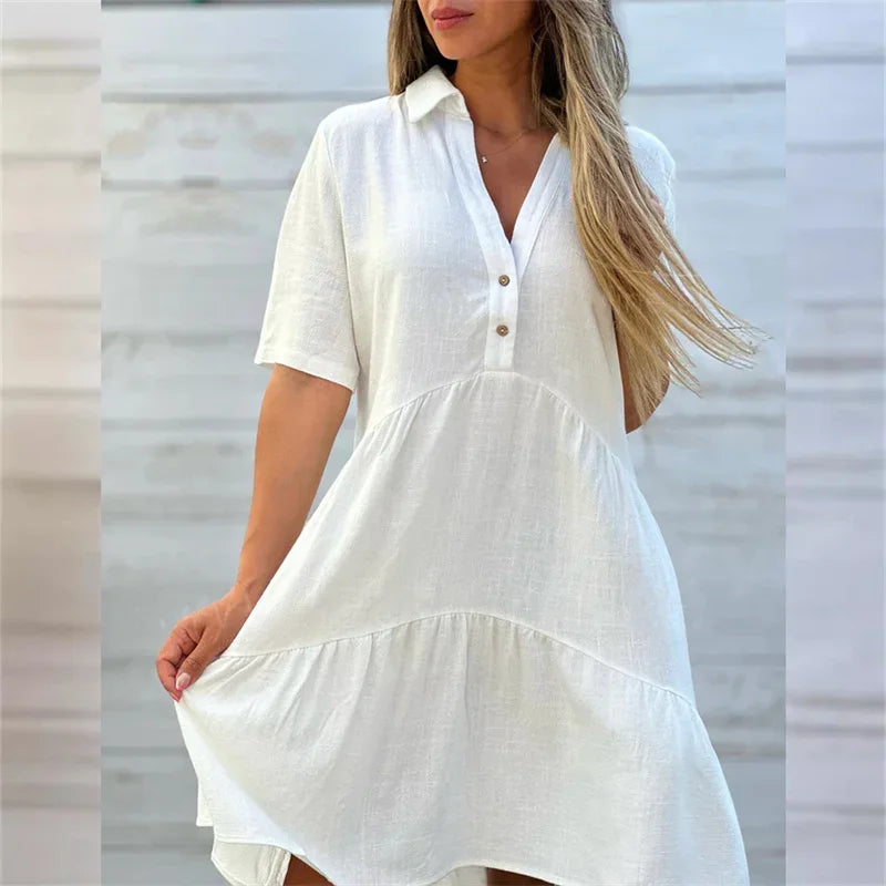 Livi | Élégante robe femme à décolleté en V