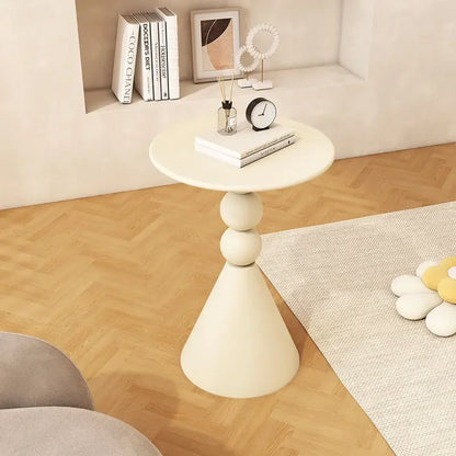 Norvellan - Minimalistische Witte Bijzettafel Scandinavische Stijl