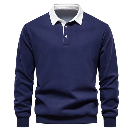 Magnus | Classic Men's Sweater with Polo Collar