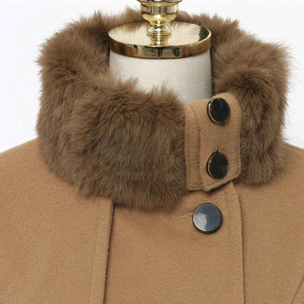 Tailored Double-Breasted Wool Coat | Flattering Slim Cut