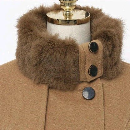 Tailored Double-Breasted Wool Coat | Flattering Slim Cut