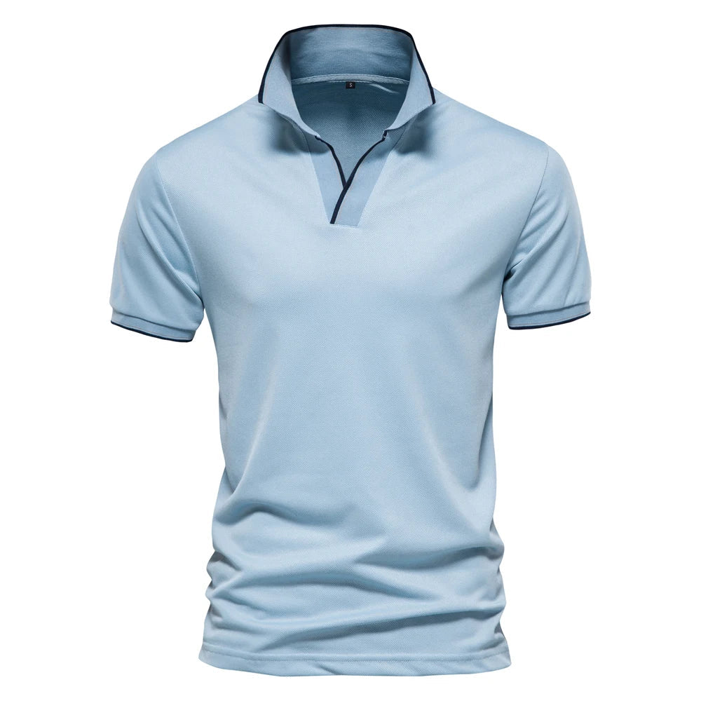 Kaufmann™ | Herren Polo mit V-Ausschnitt