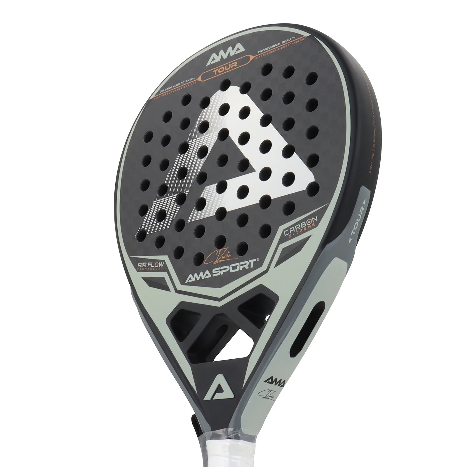 Raquette De Padel Carbone 12K Équilibre Moyen