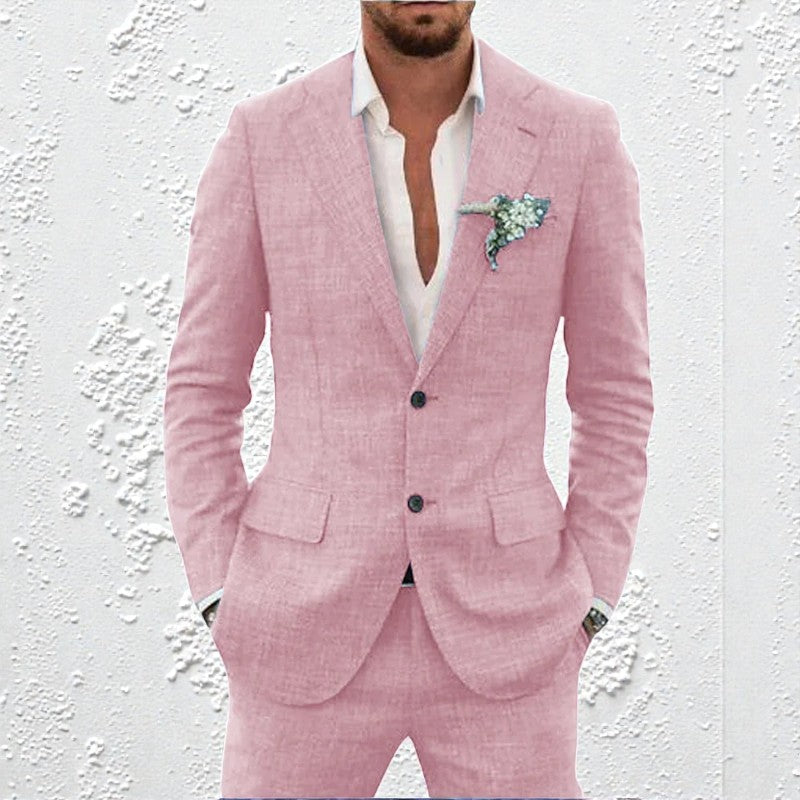 Ensemble blazer et pantalon deux pièces pour homme