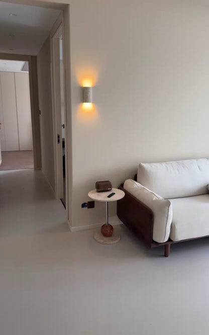 TerraLume Wabi-Sabi Travertin LED Wandlamp