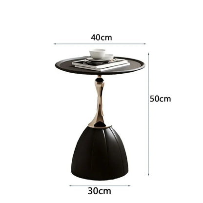 Caelestis - Noordse Lotus Bijzettafel in Scandinavisch DesignCaelestis Bijzettafel | Scandinavisch Lotusdesign | Minimalistisch & Stabiel | Hout