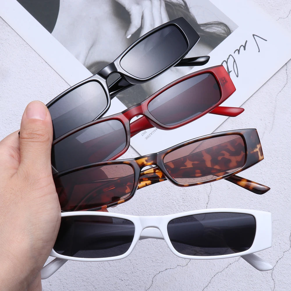 Vera - Lunettes de soleil rectangulaires vintage avec protection UV