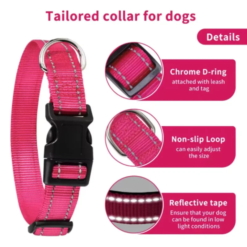 PawsProtect Reflective Adjustable Pet Collar