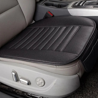 Luxora Ergonomic Car Seat Cover - Universal Fit Back Support Breathable PU Leather